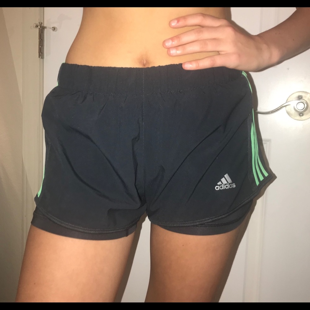 Women’s Dark Grey Adidas Running Shorts